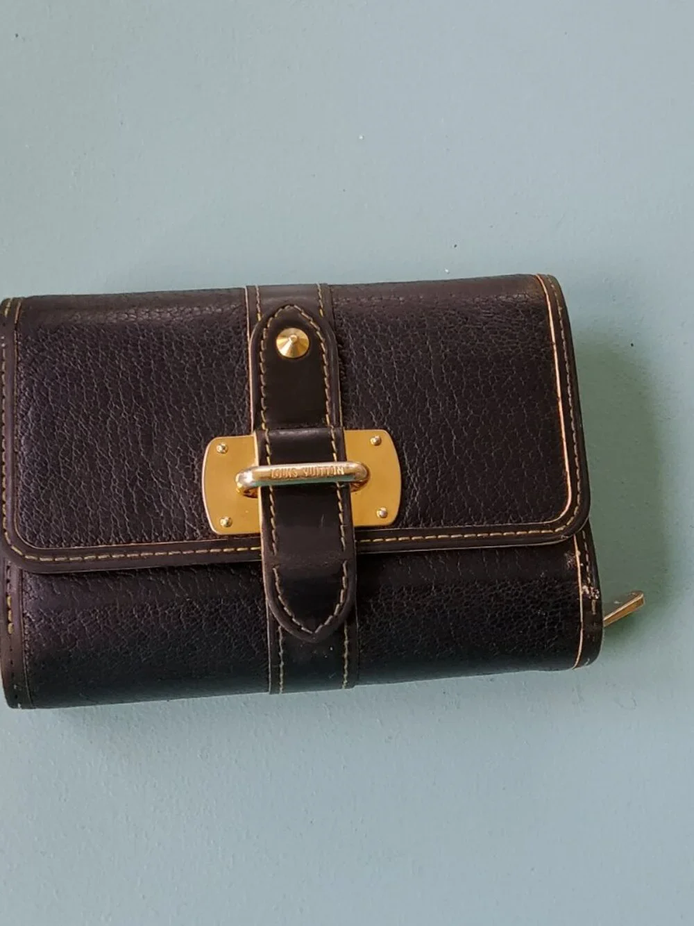 Louis Vuitton Suhali Leather Porteuille Trifold Wallet